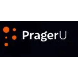 PragerU logo with orange dots