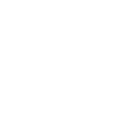 A simple white umbrella icon on a transparent background.